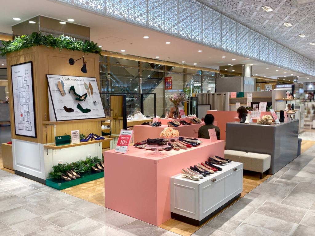 （株）uf.様の有楽町丸井２階イベントスペースご出展ブース