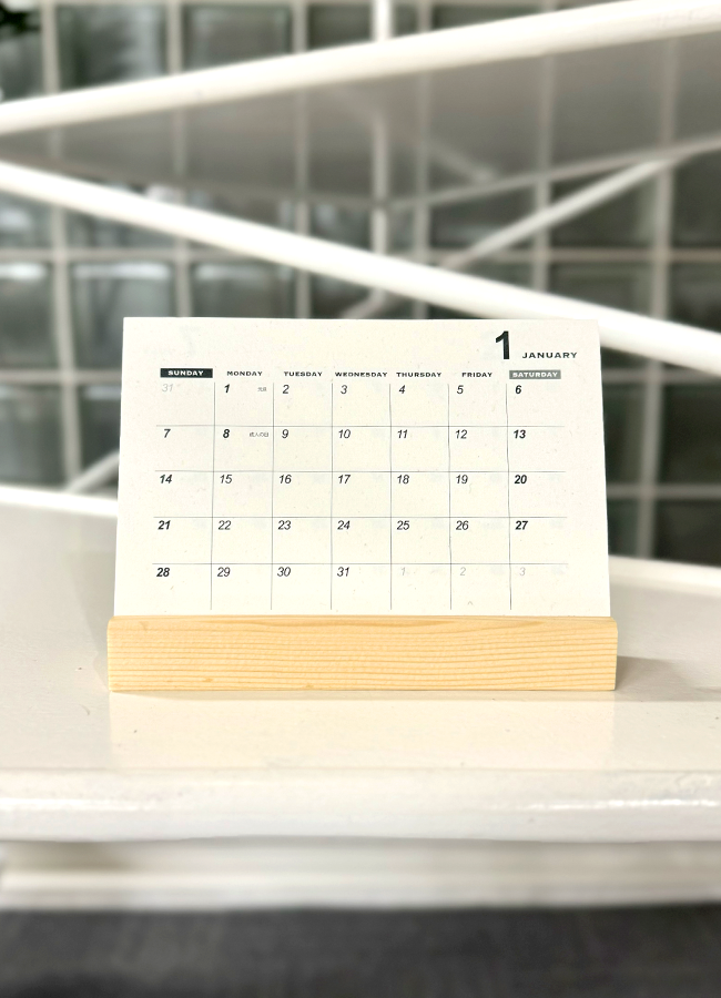 2024年御年賀の自社制作カレンダー