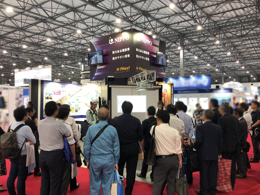 ㈱NIPPO様のハイウェイテクノフェア2019ご出展ブース