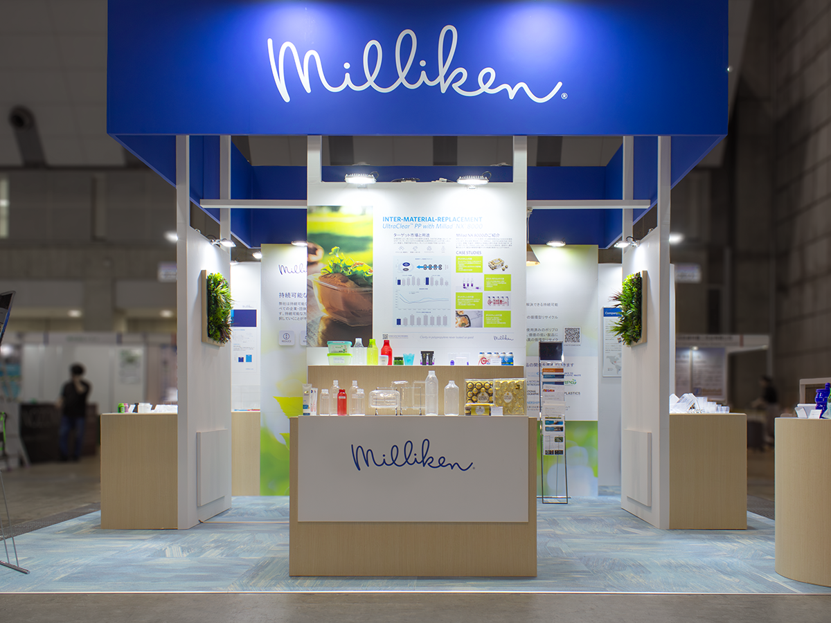 ミリケン・ジャパン(同)様のTOKYO PACK2024 -東京国際包装展-　ご出展ブース